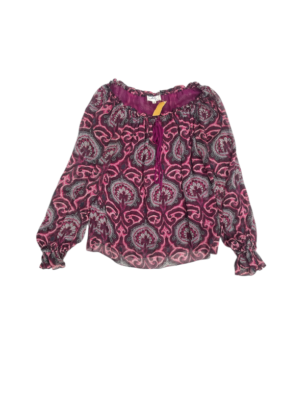 Top Long Sleeve Designer By Milly  Size: 6 For Discount